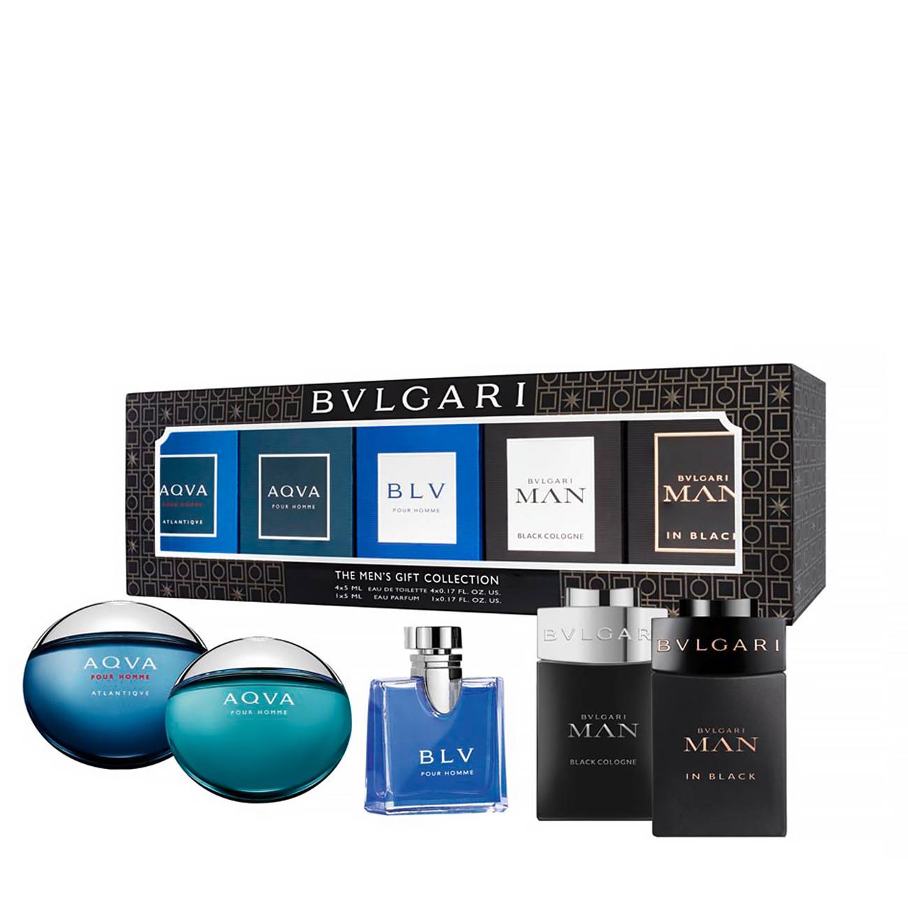 Set parfumuri Bvlgari THE MEN’S GIFT COLLECTION COFFRET 25ml cu comanda online