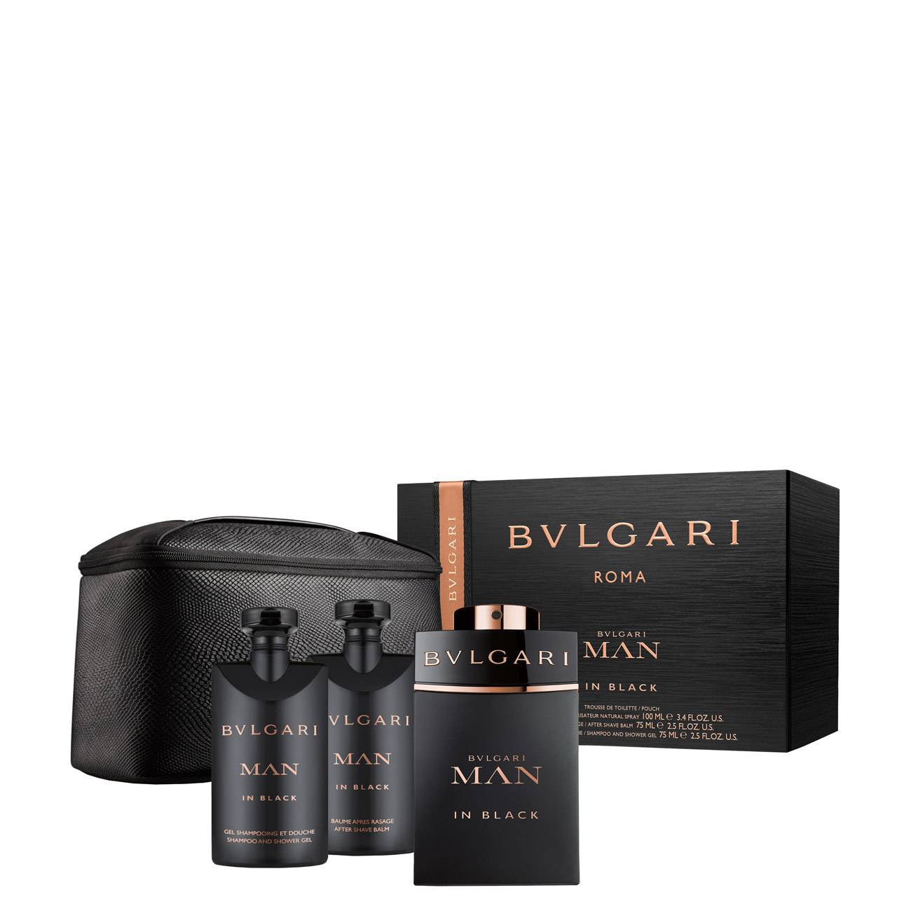 Apa de Parfum Bvlgari MAN IN BLACK SET 250 ML 250ml cu comanda online