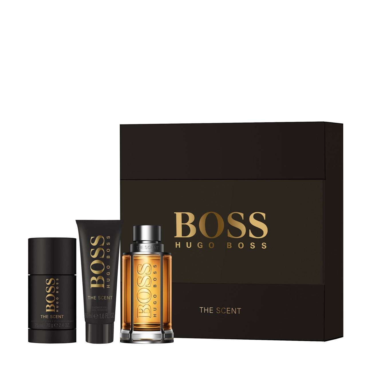 Set parfumuri Hugo Boss THE SCENT FOR HIM 225ml cu comanda online