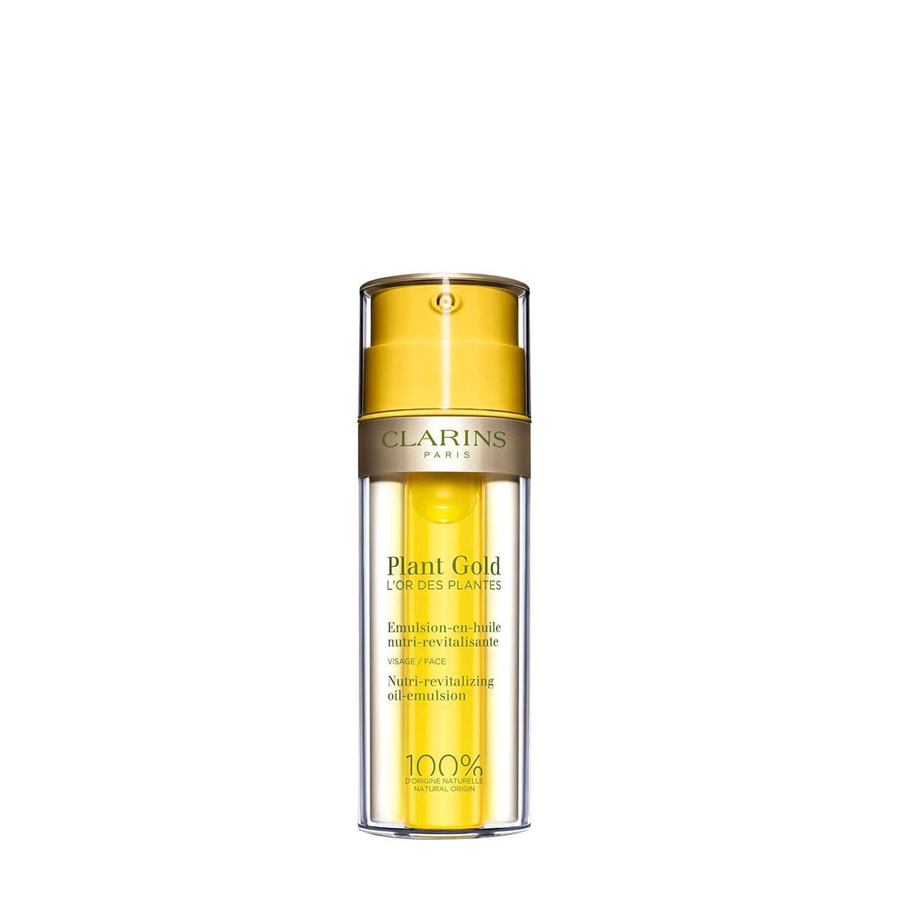 Crema de Fata Clarins PLANT GOLD 100 % NUTRI-REVITALIZING OIL-EMULSION 35ml cu comanda online