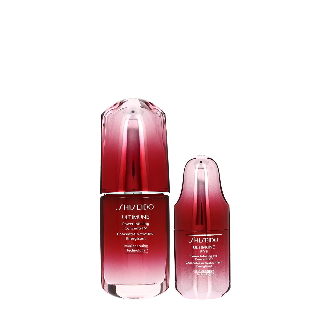 Set ingrijire piele Shiseido ULTIMUNE POWER INFUSING FOR FACE AND EYES SET 75ml cu comanda online