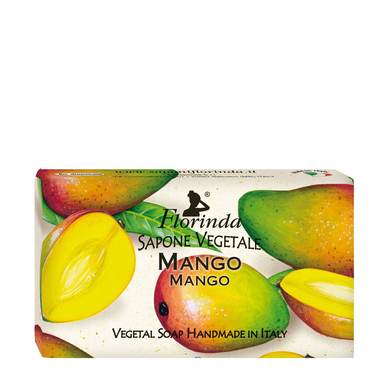 Produs pentru baie Florinda VEGETAL SOAP HANDMADE WITH MANGO 100gr cu comanda online